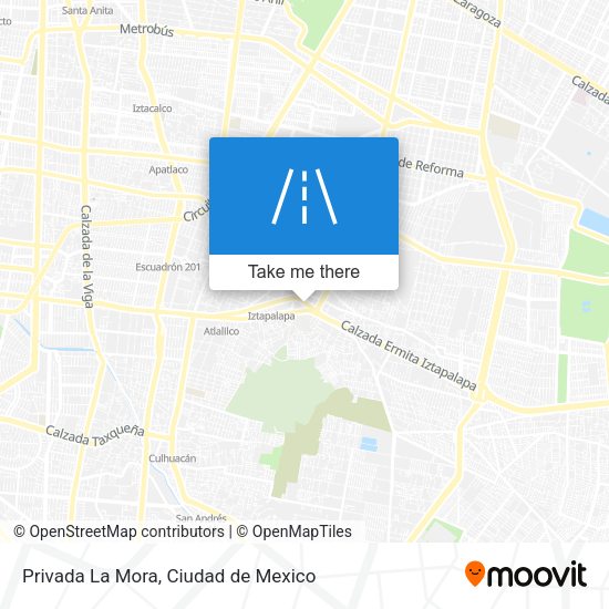 Privada La Mora map
