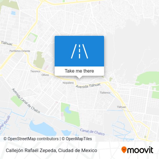 Callejón Rafaél Zepeda map