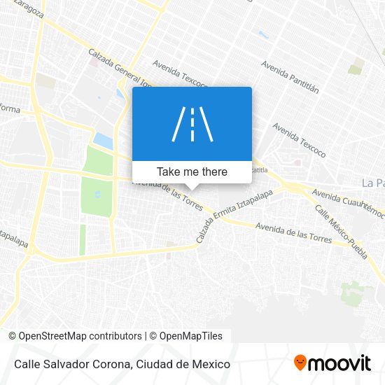 Calle Salvador Corona map