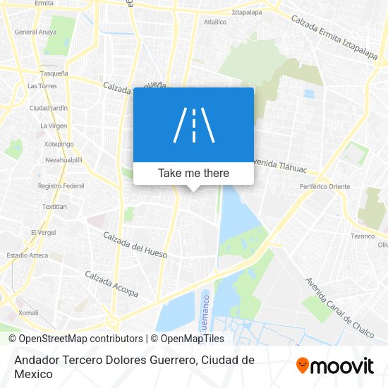 Mapa de Andador Tercero Dolores Guerrero