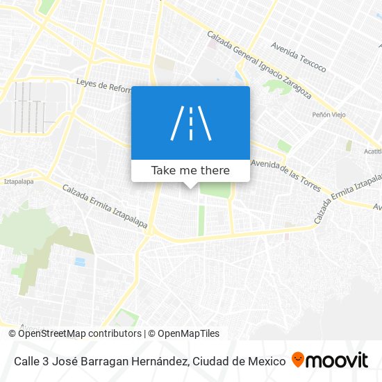 Mapa de Calle 3 José Barragan Hernández