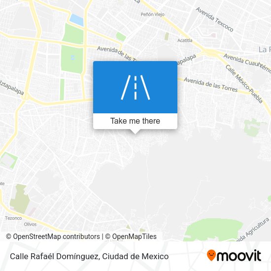 Mapa de Calle Rafaél Domínguez
