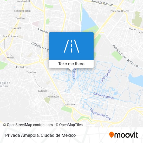 Privada Amapola map