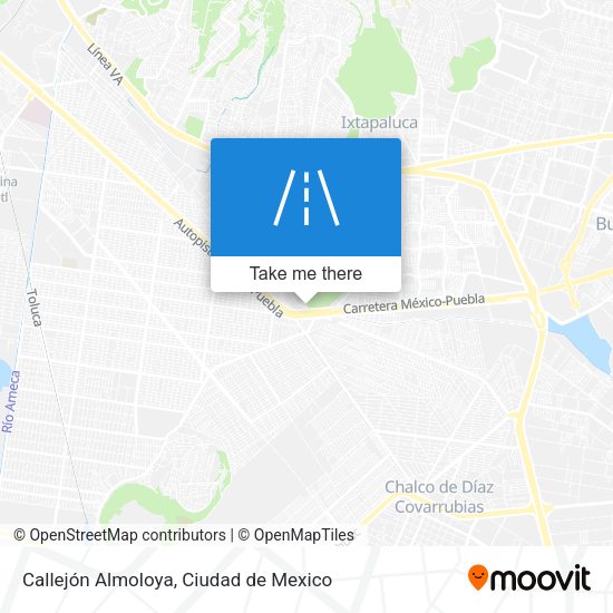 Callejón Almoloya map