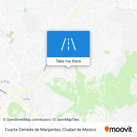 Cuarta Cerrada de Margaritas map