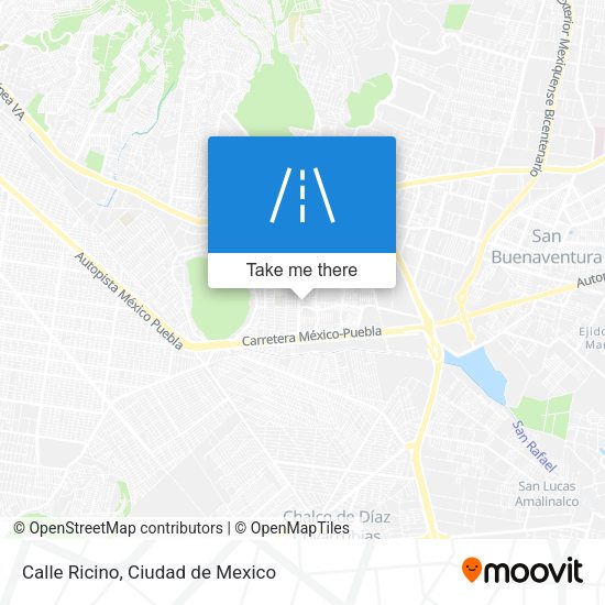 Mapa de Calle Ricino
