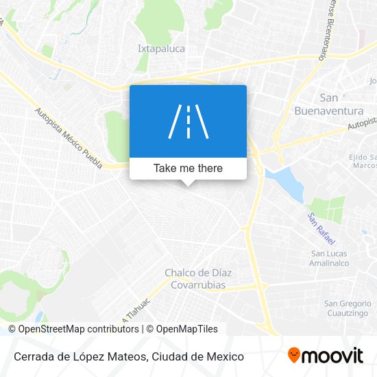 Mapa de Cerrada de López Mateos