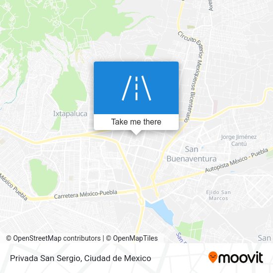 Privada San Sergio map
