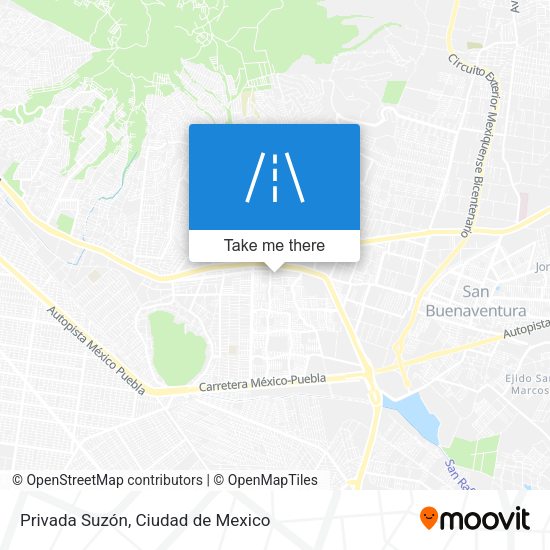 Privada Suzón map