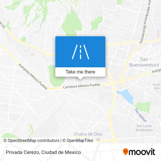 Mapa de Privada Cerezo