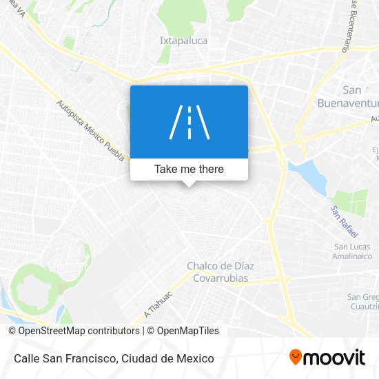 Calle San Francisco map