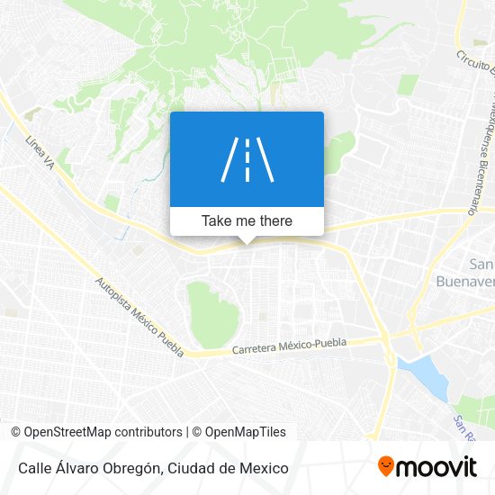 Calle Álvaro Obregón map