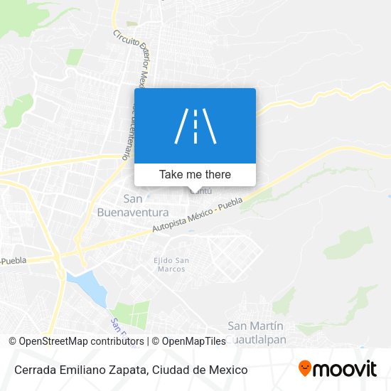 Mapa de Cerrada Emiliano Zapata