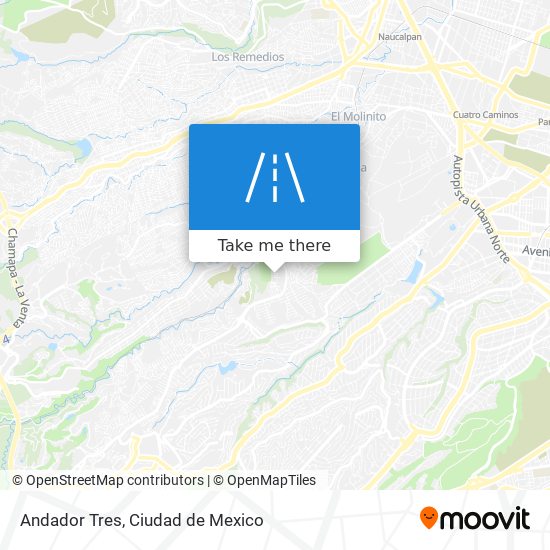 Andador Tres map