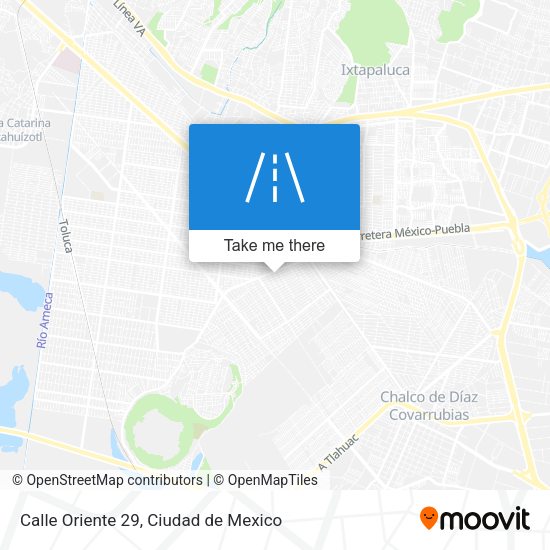 Calle Oriente 29 map