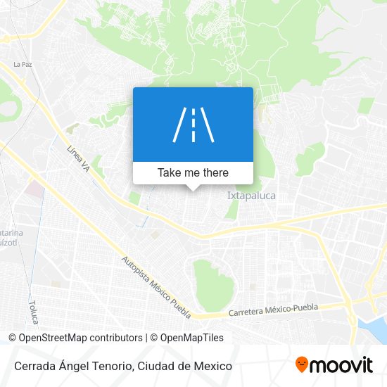 Cerrada Ángel Tenorio map