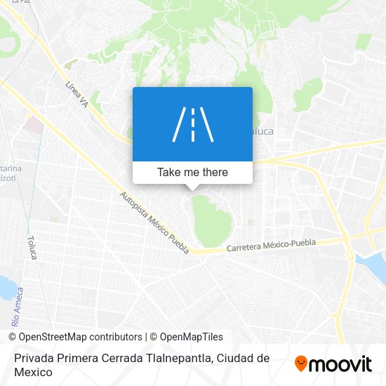 Mapa de Privada Primera Cerrada Tlalnepantla