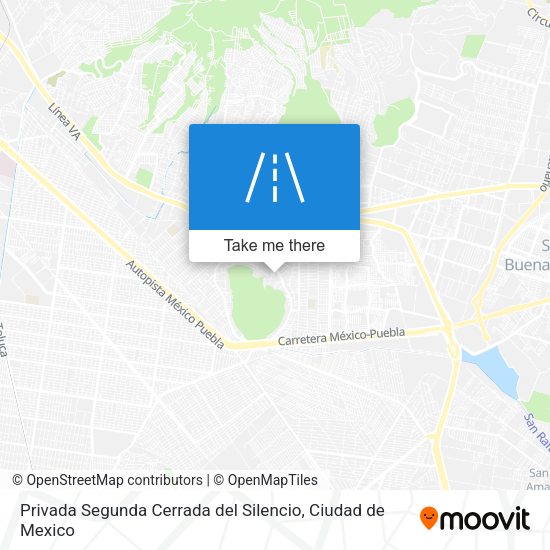 Privada Segunda Cerrada del Silencio map
