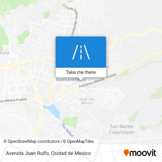 Avenida Juan Rulfo map