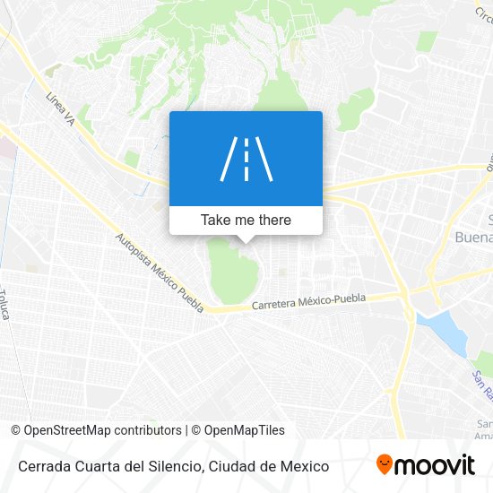 Cerrada Cuarta del Silencio map