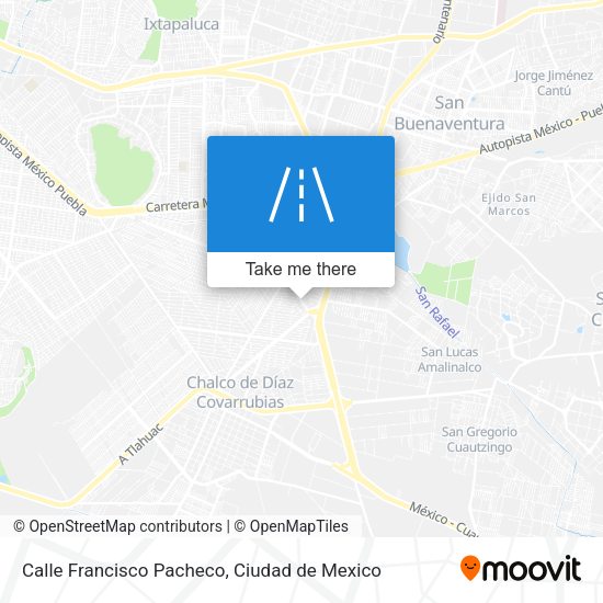 Mapa de Calle Francisco Pacheco