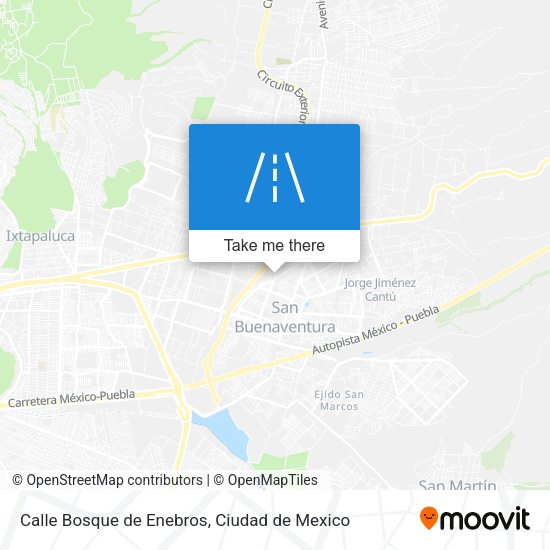 Mapa de Calle Bosque de Enebros
