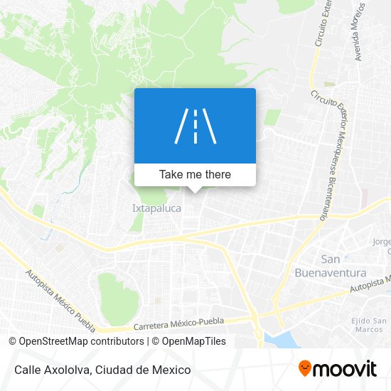Mapa de Calle Axololva