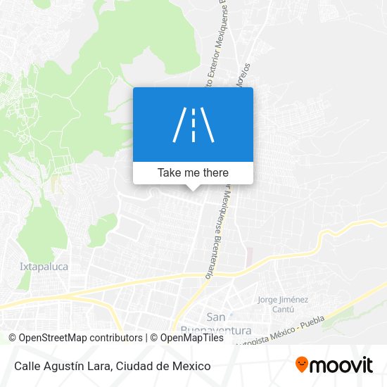 Mapa de Calle Agustín Lara
