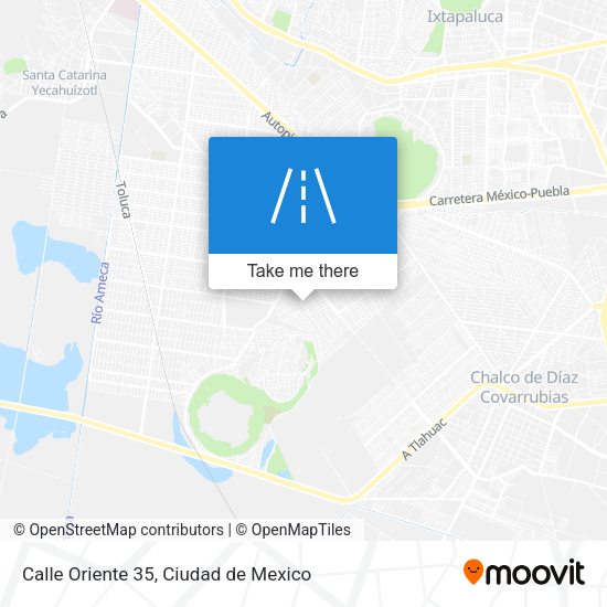 Mapa de Calle Oriente 35