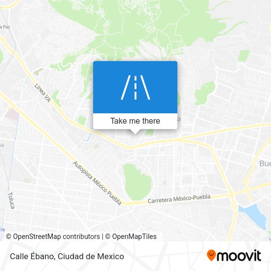 Calle Ébano map