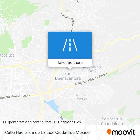 Calle Hacienda de La Luz map