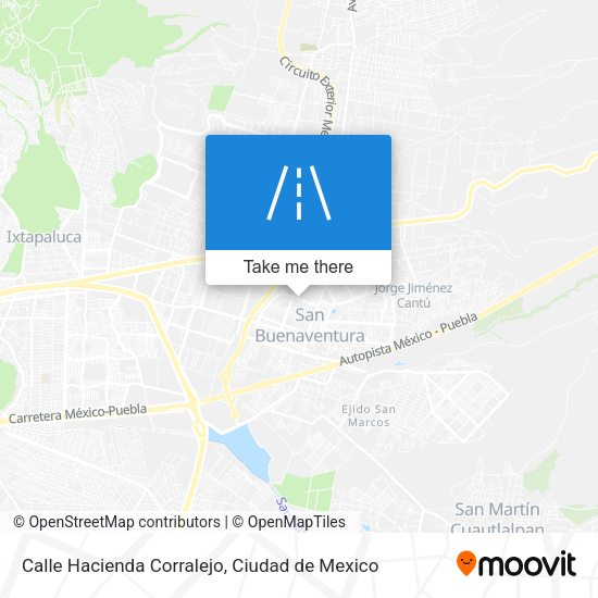 Mapa de Calle Hacienda Corralejo