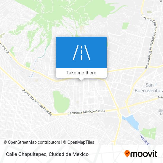 Calle Chapultepec map