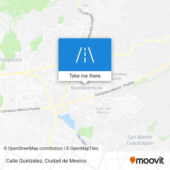 Mapa de Calle Quetzalez