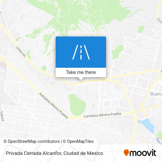 Privada Cerrada Alcanfor map