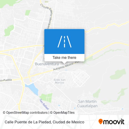 Calle Puente de La Piedad map
