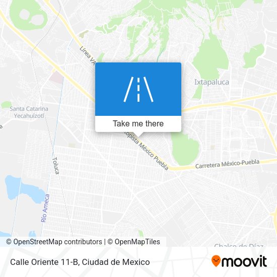 Calle Oriente 11-B map