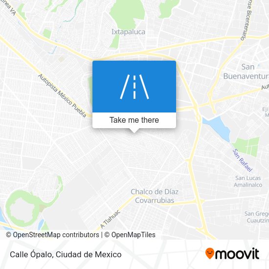 Mapa de Calle Ópalo