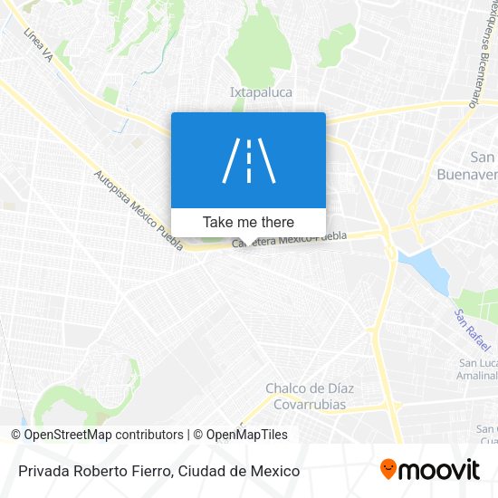 Privada Roberto Fierro map