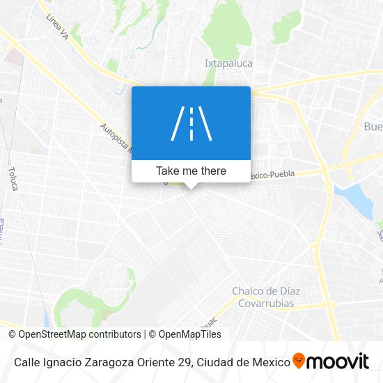 Calle Ignacio Zaragoza Oriente 29 map