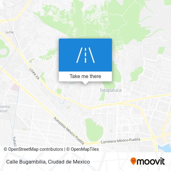 Calle Bugambilia map