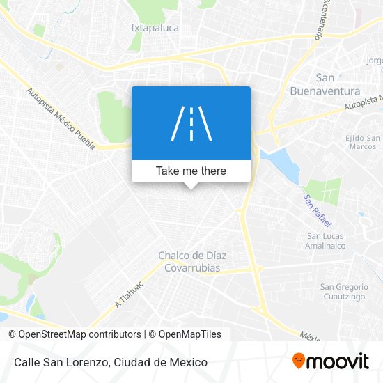 Calle San Lorenzo map