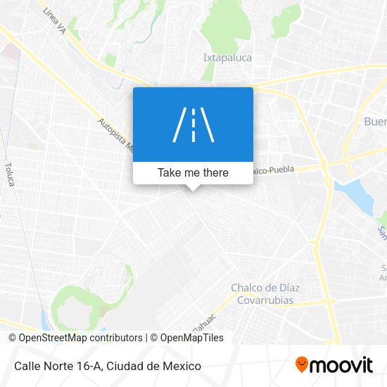 Calle Norte 16-A map