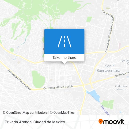 Privada Arenga map
