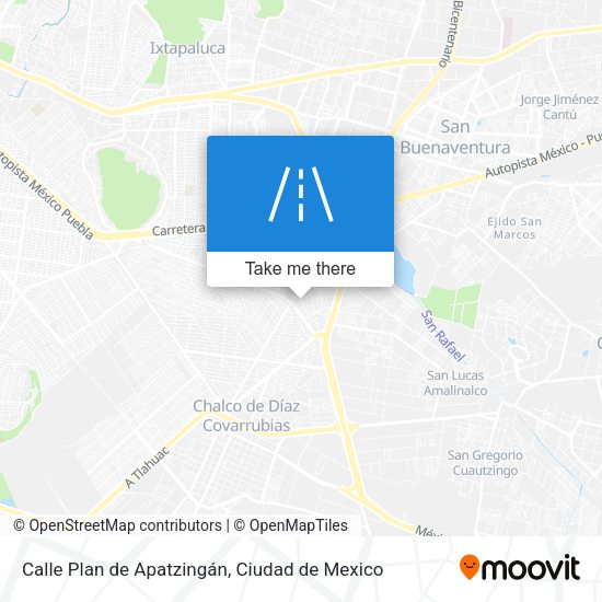 Mapa de Calle Plan de Apatzingán
