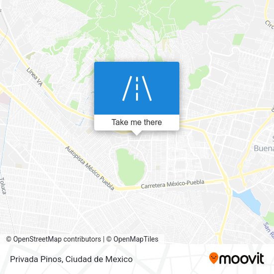 Privada Pinos map