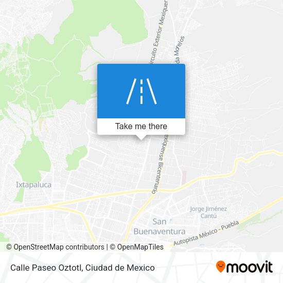 Calle Paseo Oztotl map