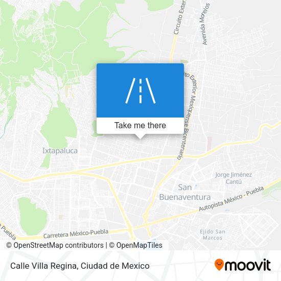 Calle Villa Regina map