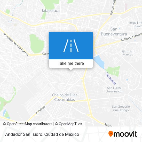 Andador San Isidro map