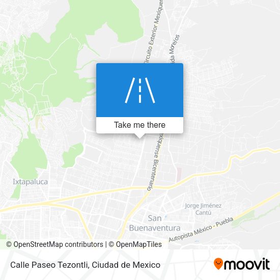 Calle Paseo Tezontli map